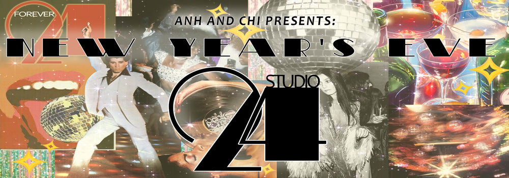 Step into Studio 24: An Unforgettable New Year's Eve Celebration at Anh and Chi!